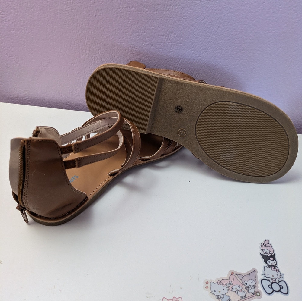 Brown Strappy Women’s Sandals - Unbranded